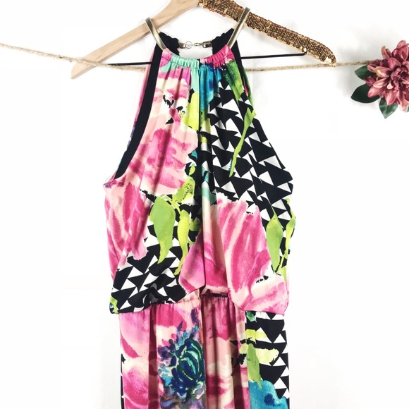 Sam & Jess Dresses & Skirts - [SAM & JESS] Funky Floral Maxi
